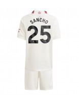 Manchester United Jadon Sancho #25 Alternativní dres pro děti 2023-24 Krátký Rukáv (+ trenýrky)